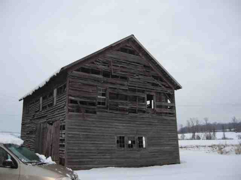 Old barn restored into cozy house