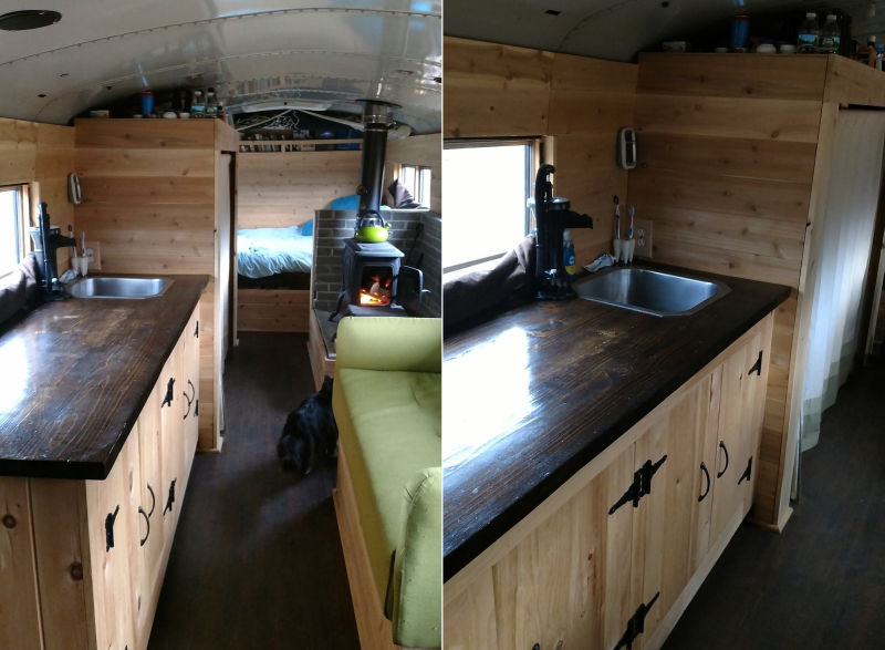 This converted school bus home asks just US$25k 