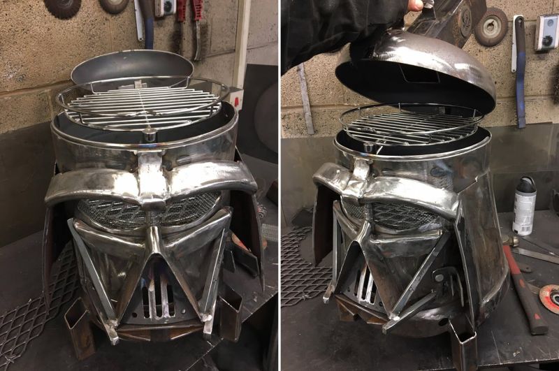 Vader Q Wood Burner and BBQ