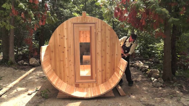 cedar barrel sauna