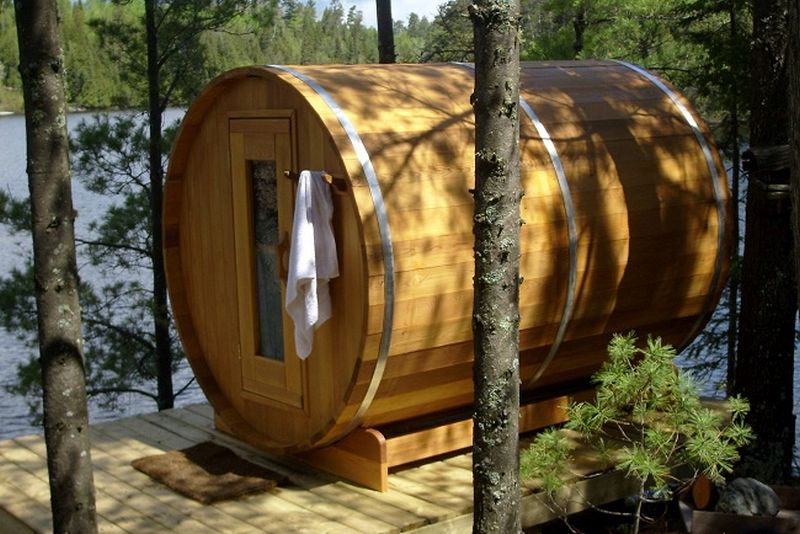 cedar barrel sauna