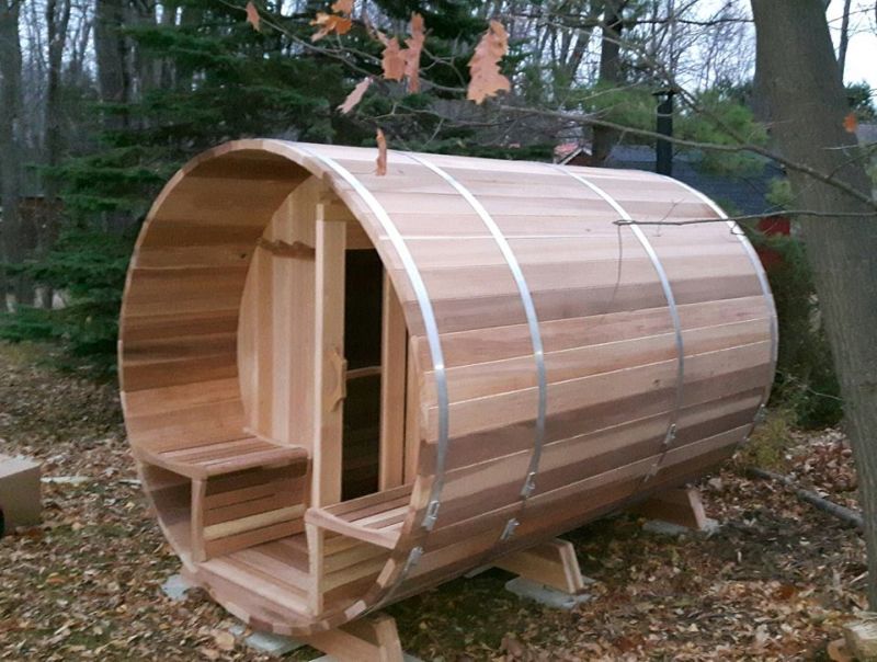 cedar barrel sauna