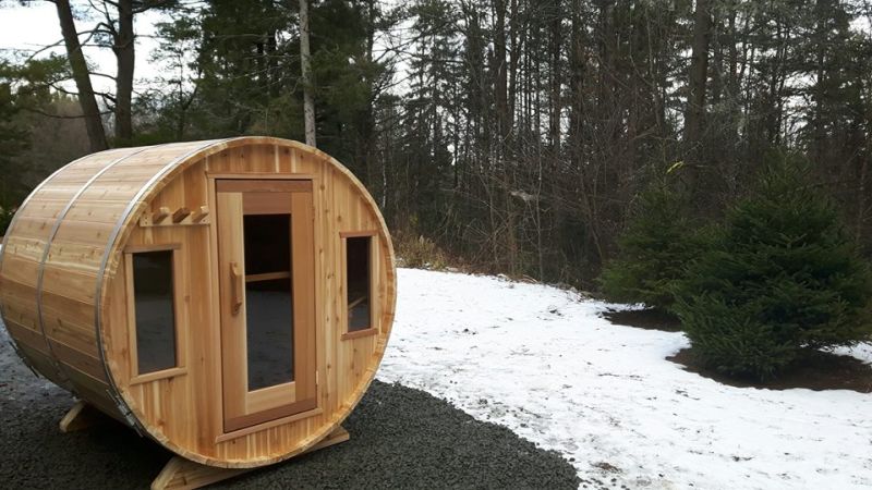 cedar barrel sauna