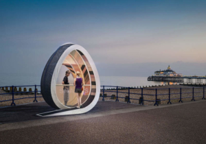 Flint hut by Miller Kendrick Architects can hold up marine environment