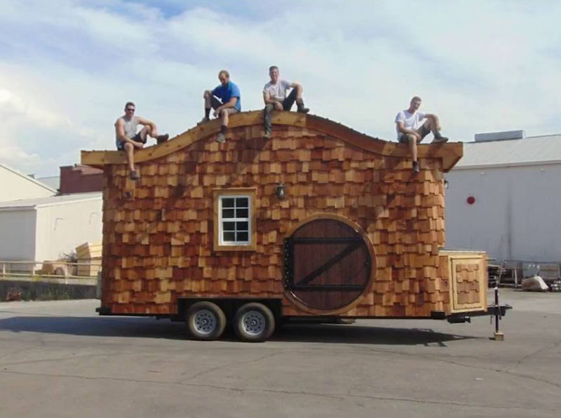 Hobbit house on wheels to take a journey to the shire 