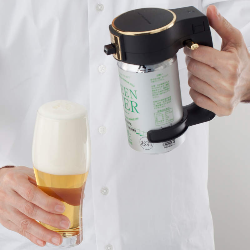 Love frothy beer? This portable beer server is for you