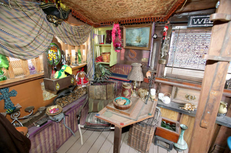 Pirate ship-themed treehouse in Casa Grande