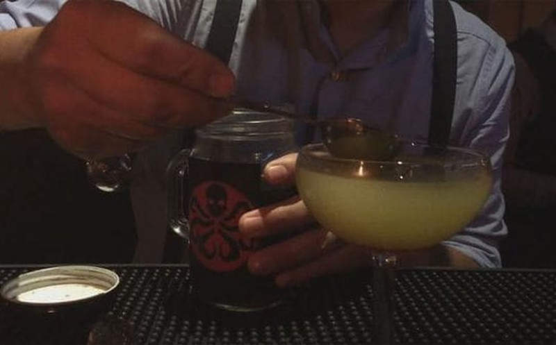 Romeo Palomares invents unusual cocktail with tarantula venom cocktail