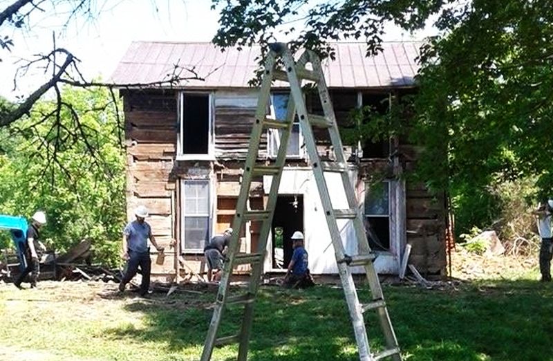 Roy house was torn down to rebuilt