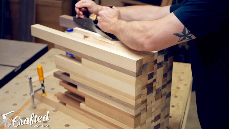 Scrap Wood End Table