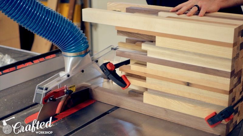 Scrap Wood End Table