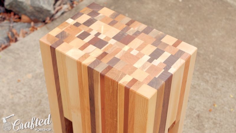 Scrap Wood End Table