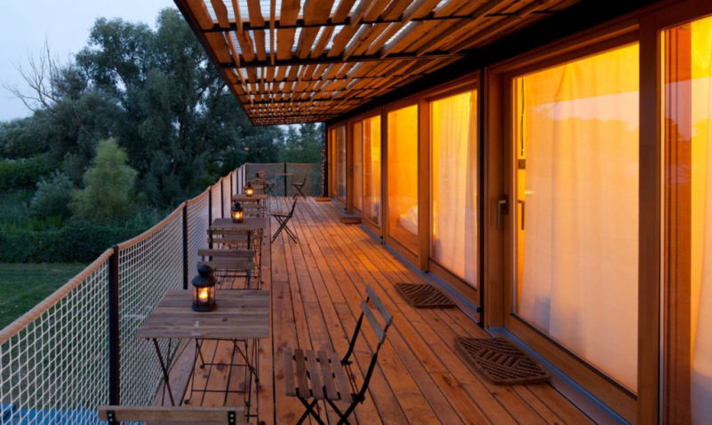 Shipping container hotel by Artikul architects can be moved to different locations