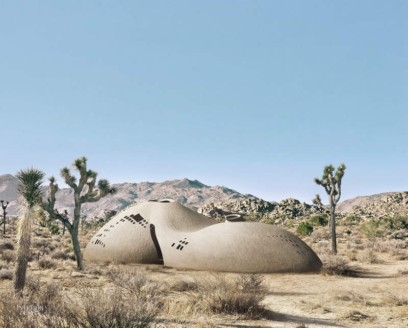 Spray-On House by Patrick Tighe Architecture is made mostly out of spray foam 