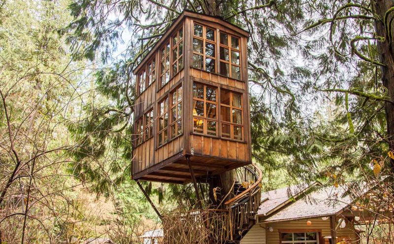 The Trillium at Treehouse Point near Seattle, Washington