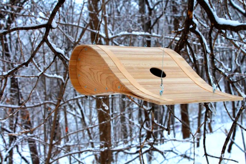 Modern Birdhouse Made of Recycled Plastic – Loll Designs