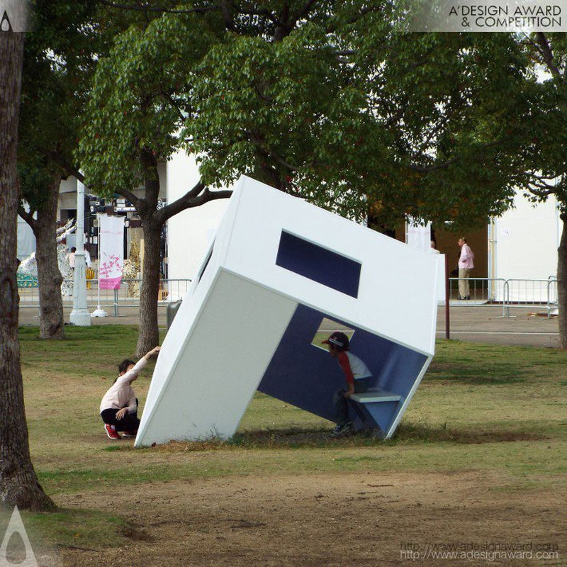 Three cubes in the forest by Kotoaki Asano and Makoto Kasuda 