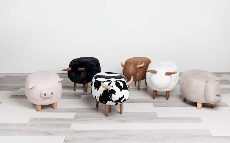 Yuso designs playful animal-shaped furniture that catches your eyes 