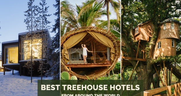 30 Best Treehouse Hotels and Rentals in the World : The astonishing picture capturing a beautiful landscape. Its colors are just vibrant and mix perfectly. The layout is wonderful, with the details are also very sharp.