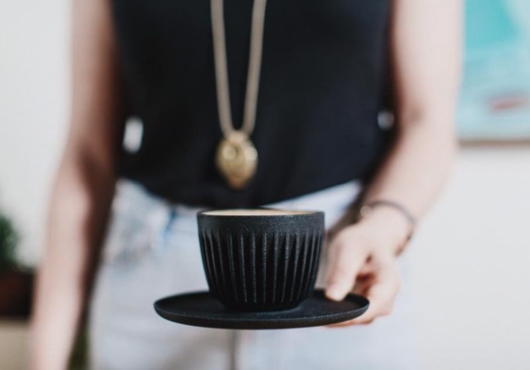 Huskee Cups are made from the coffee bean waste