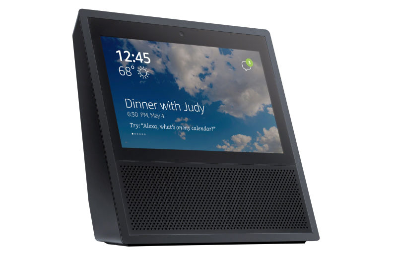 touch-screen Amazon Echo smart speaker 