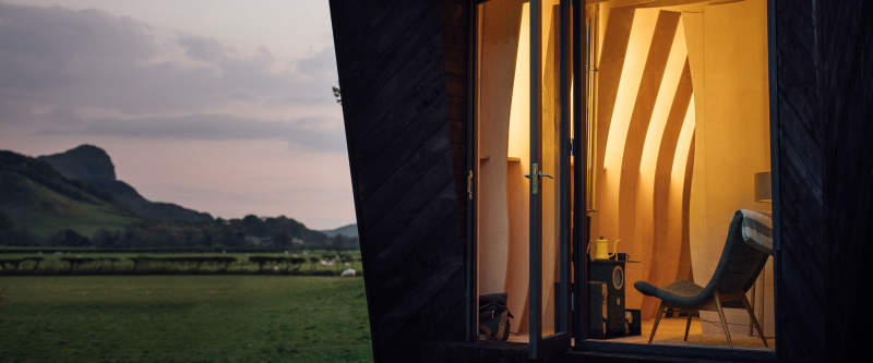 Welsh countryside welcomes eight pop-up glamping cabins