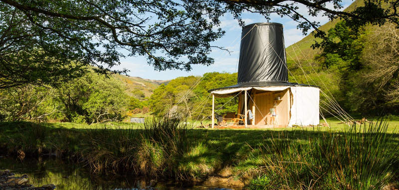 Welsh countryside welcomes eight pop-up glamping cabins