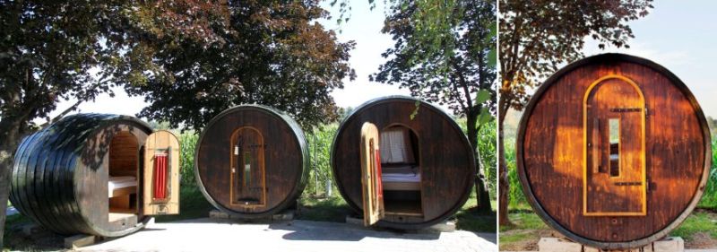 Barrel hostel