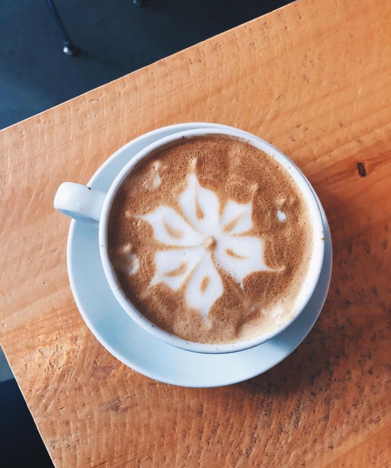 Clover latte art