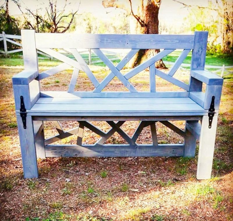 Handmade outdoor bench- coffee table