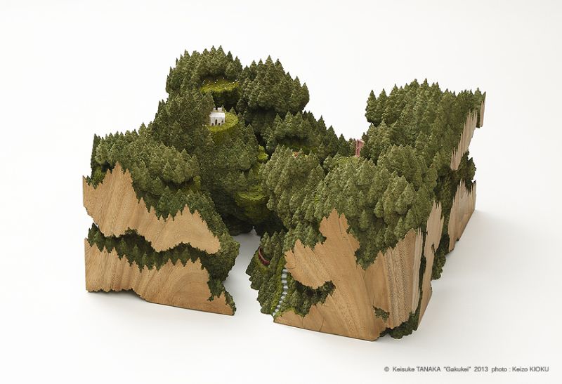 Landscapes on wooden frames by Keisuke Tanaka-5