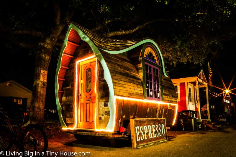 Le Bon tiny house café comes straight out of fairy world