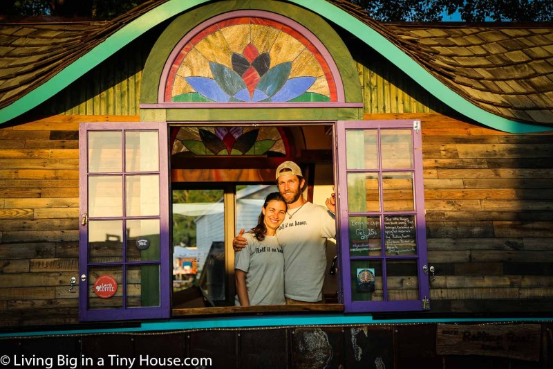 Le Bon tiny house café comes straight out of fairy world