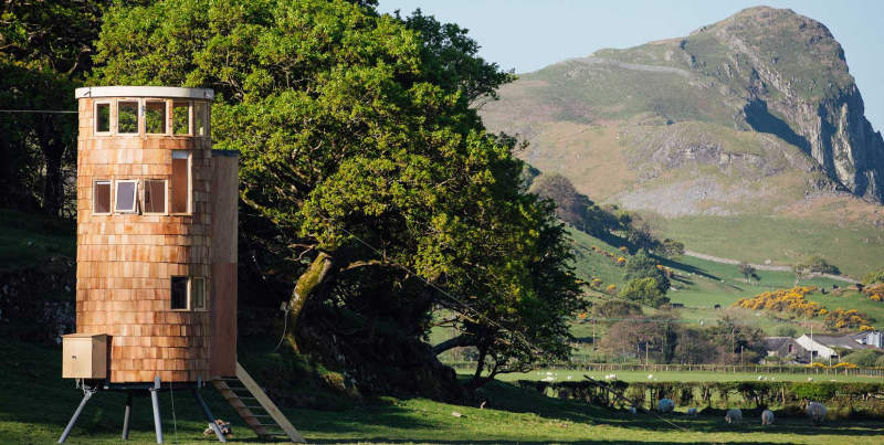 Welsh countryside welcomes eight pop-up glamping cabins