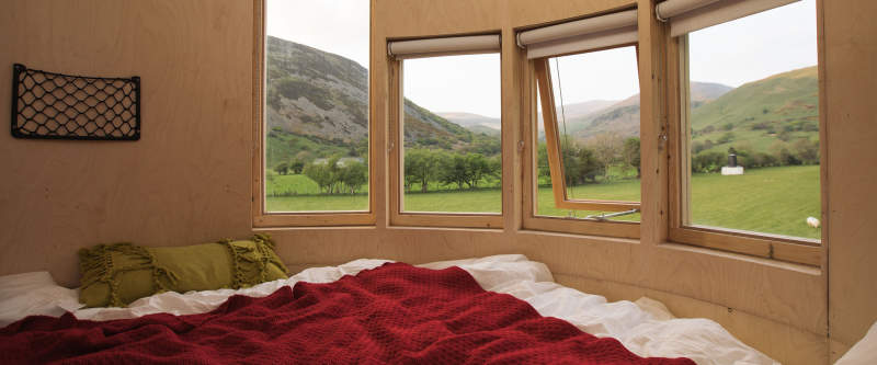 Welsh countryside welcomes eight pop-up glamping cabins