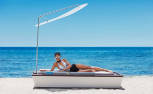 Show-off your style at beach with Simba Blue sun lounger