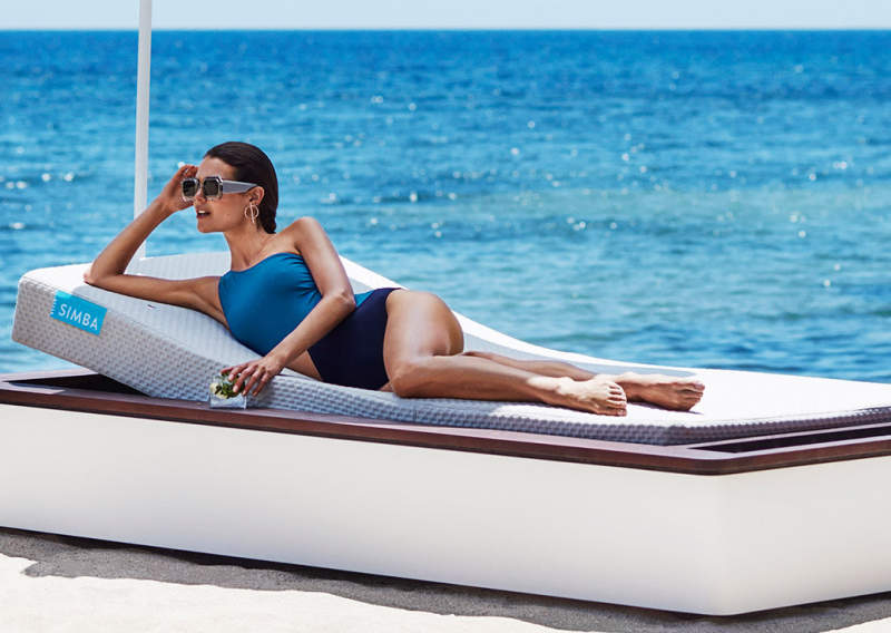 Show-off your style at beach with Simba Blue sun lounger 