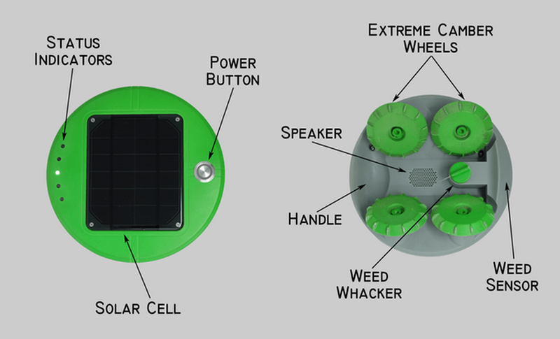 Tertill Solar-powered Weeding Robot