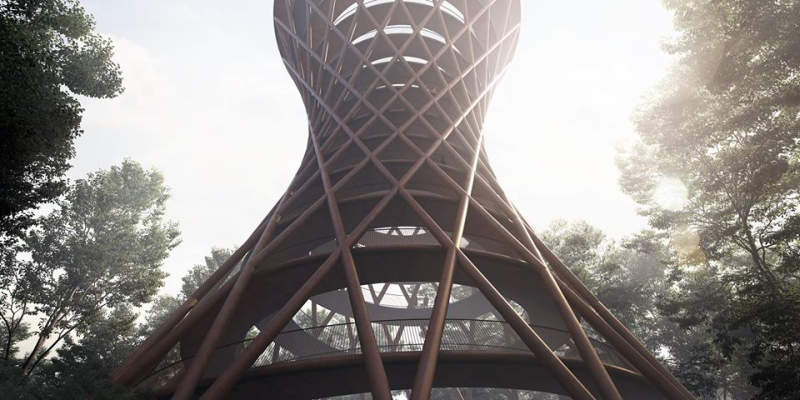 This spiral tower will offer spectacular view of Denmark’s Camp Adventure_4