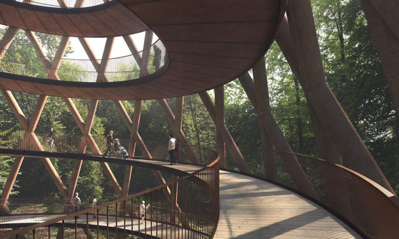 This spiral tower will offer spectacular view of Denmark’s Camp Adventure_4