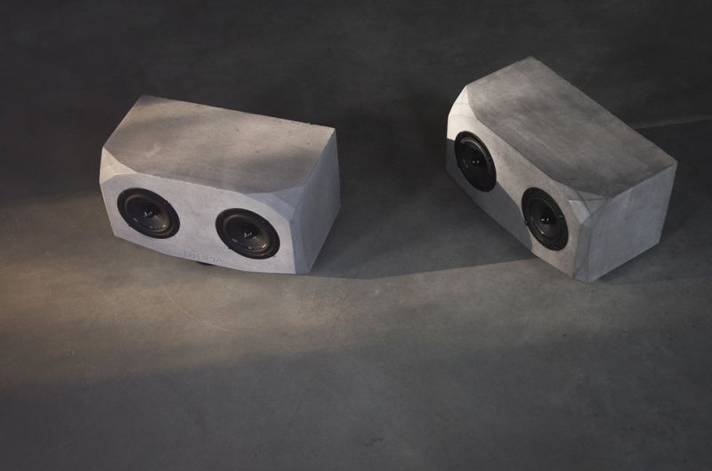 UTOPIA concrete smart speaker 