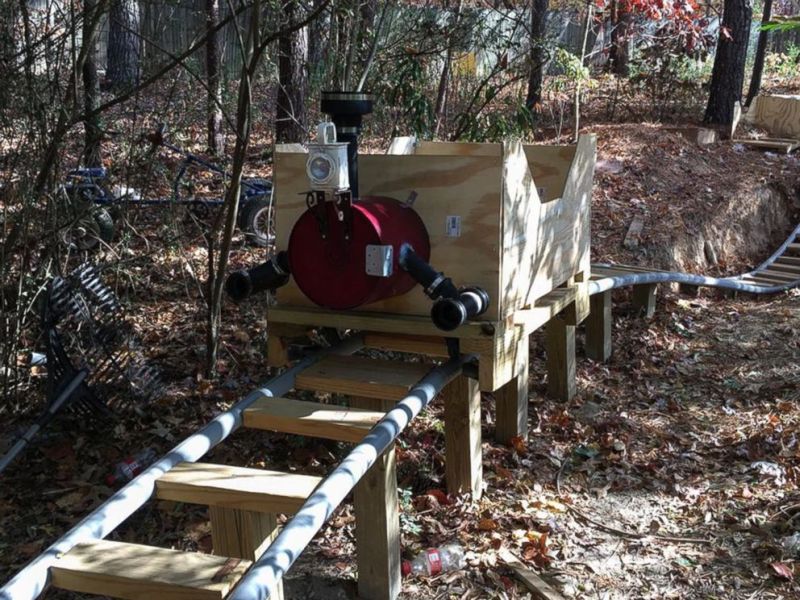 White Mountain Railroad-themed roller coaster