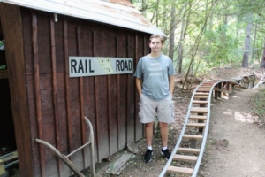 White Mountain Railroad-themed roller coaster