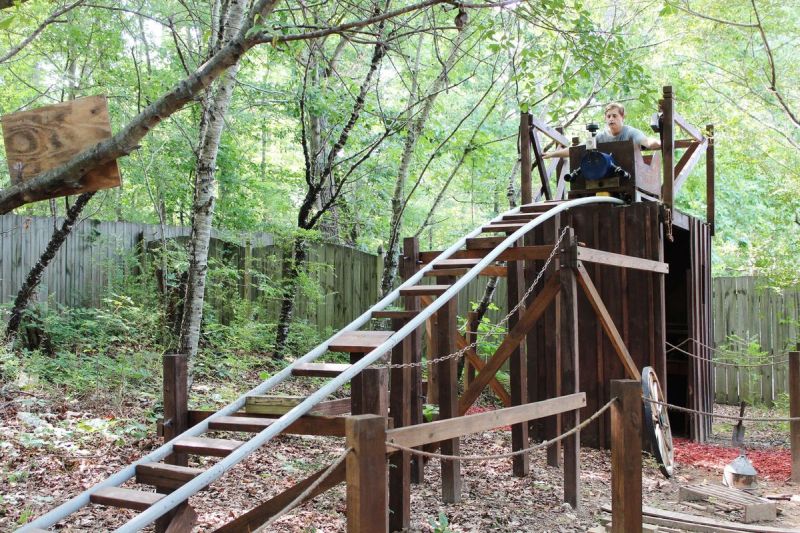 White Mountain Railroad-themed roller coaster