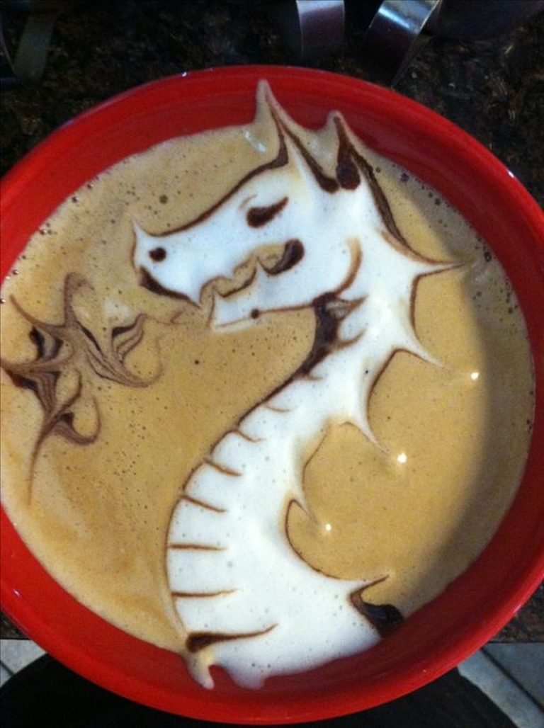 50+ World's Best Latte Art Designs by Creative Coffee Lovers