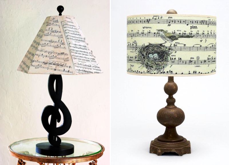 lighting ideas for music-themed home decor