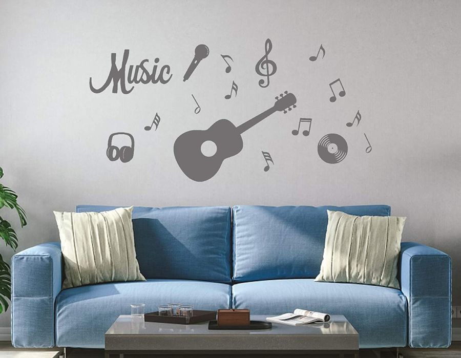 music theme wall decals