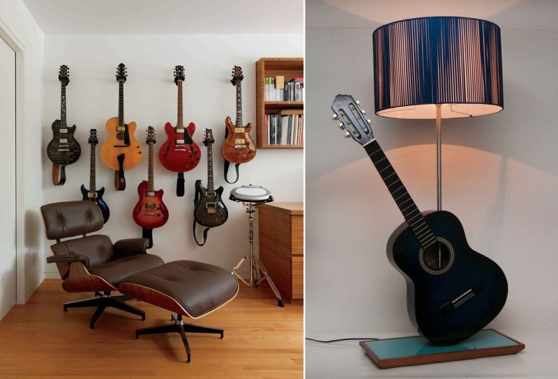 wall decor ideas for music-themed home decor