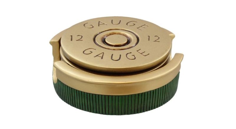 Shotgun shot shell coaster set