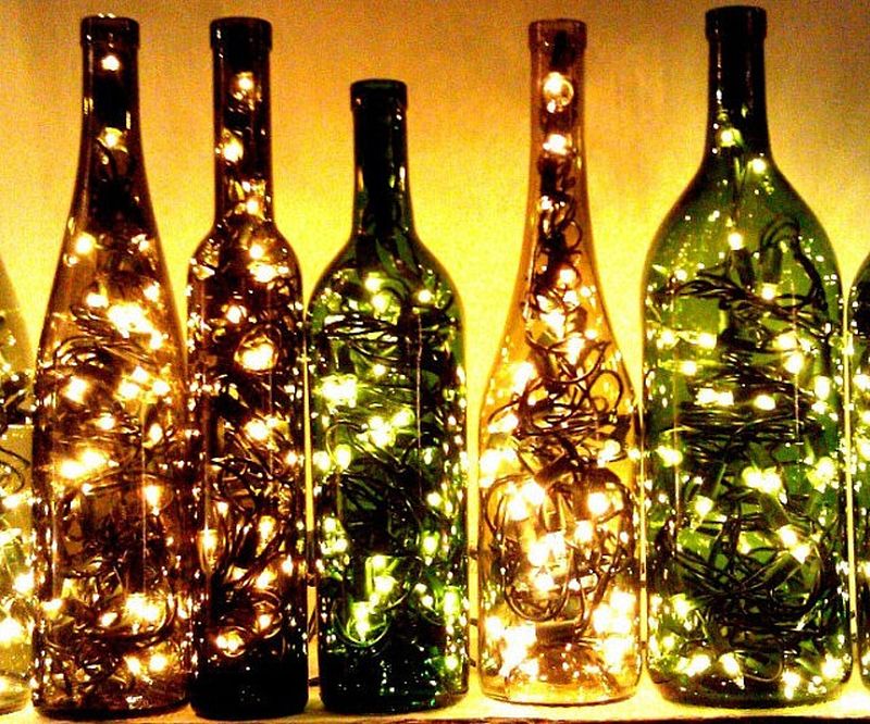 Wine Bottle Twinkle Lights